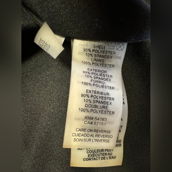 Calvin Klein EUC Pleather Skirt Black Size 6 - Picture 9 of 9